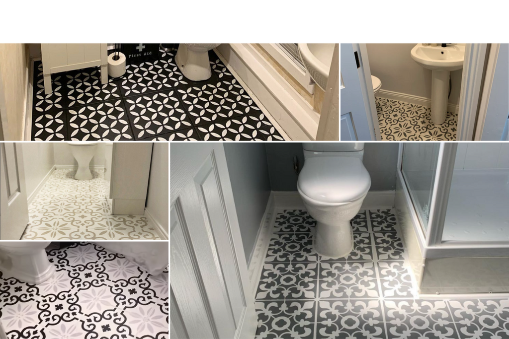 Bathroom Floor Budget Makeovers